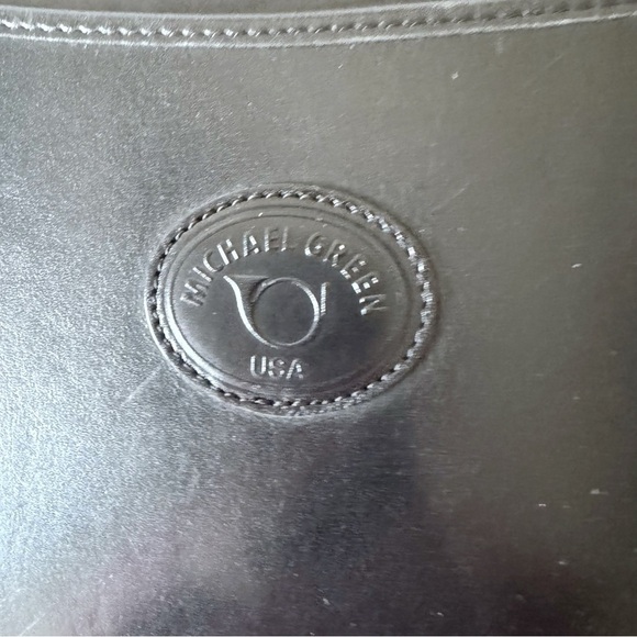 Michael Green Vintage 80’s Messenger Bag Black Shoulder Bag Unisex Y2K - Picture 6 of 15